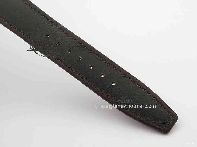 MIROTIME 0403 Unique Portuguese IW3714 Diam ZF V2 1:1 Best Edition Gray Dial On Brown Leather Strap A79350 (Slim Movement) 7250